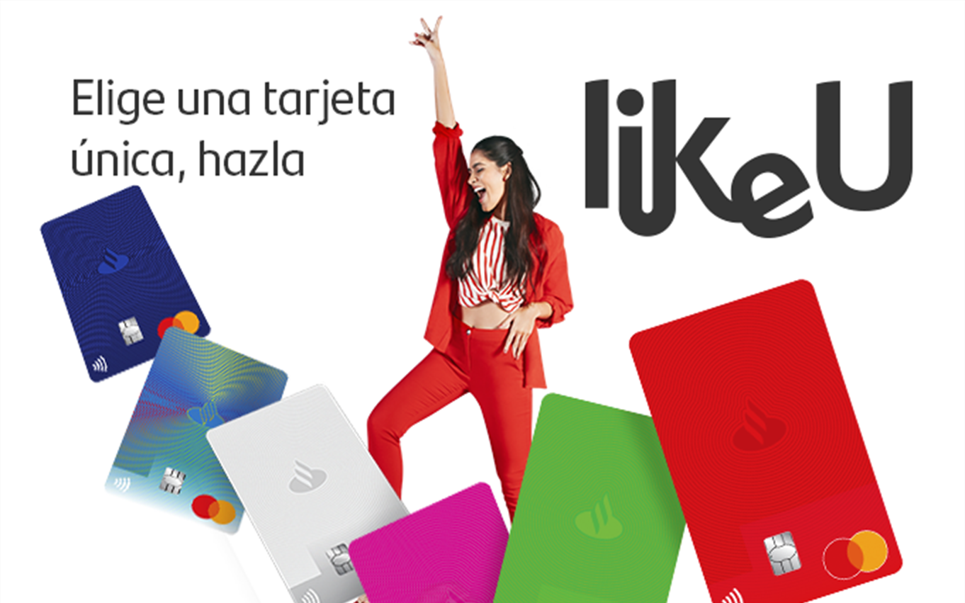 Tarjeta De Crédito Santander LikeU: Personalizable Y En Tu Celular ...