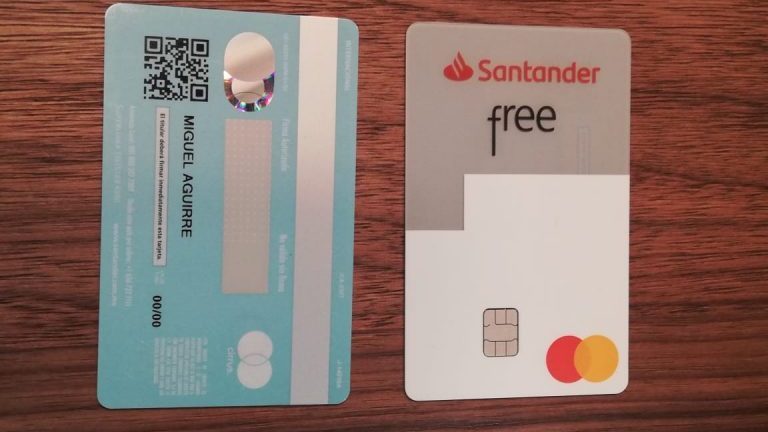 Tarjeta de crédito Santander Free