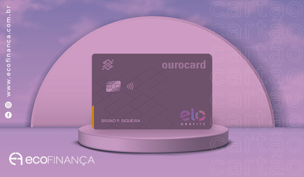 Cartão de crédito Banco do Brasil Ourocard Estilo Elo Grafite